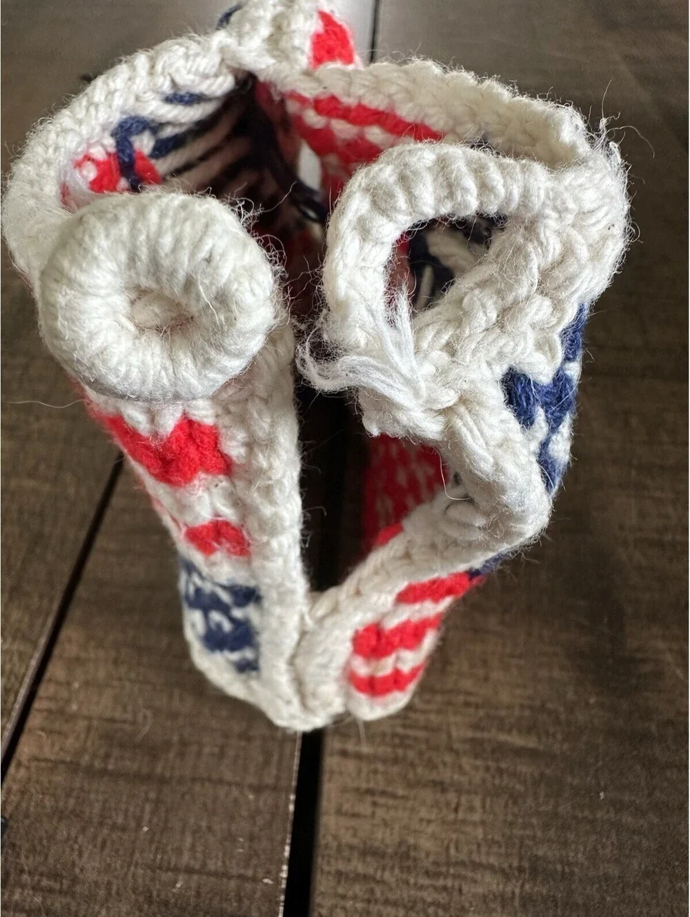 Vintage Gil Alexander Doll Sweater American Flag Patriotic Knit Doll Clothing